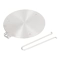 Miniatyrbillede 7 af 8: Varmefordelingsplade i rustfrit stål, induktionsplade til køkken, madlavningsfordeler til elektrisk induktionskomfur 19,5 cm / 7,7 tommer
