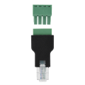 Miniatyrbilde 8 av 8: Ethernet-kontakt RJ11 6P4C hann til 4-pinners skrueterminalkontakt