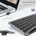 Miniatyrbild 4 av 5: Bluetooth Trådlöst Tangentbord med Pekplatta 7-Färgs Bakgrundsbelysning 2.4G