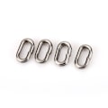 Miniatyrbilde 5 av 8: 180 stk rustfritt stål splittringer swivel fiskeutstyr snap-kontakter sett