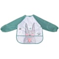 Miniatyrbillede 1 af 5: Bibs EVA Vandtætte Unisex Børne Langærmede Smekker Tynde Nylon Baby Foderforklæde Blød Frokost Spise Baby Smekke 1-3 År Gamle Søde Dyr