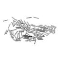 Miniatyrbillede 3 af 5: 5 x 100 Styk Krympe Loop Sleeve Forskellige Størrelser fra 1.0mm - 2.0mm 1.4 x 8mm