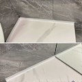 Miniatyrbilde 4 av 5: Selvklebende tetningslist for badekar, dusj, dusjterskel, vannbarriere for vask, badekar, våtromsgulv (hvit (2 m)