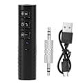 Miniatyrbilde 1 av 8: Lavalier Bluetooth 4.1 lydmottaker 3,5 mm AUX stereomusikk håndfri biladapter