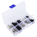 Miniatyrbild 3 av 8: 40 set syknappar 40 set ögon sykrok 20 set kjol krok tyg fixering verktyg mässing 12mm