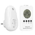 Miniatyrbillede 5 af 8: Trådløs stikkontakt termostat LCD fjernbetjening digital display temperaturregulator med temp sensor EU stik 220V
