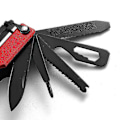 Miniatyrbilde 3 av 4: Camping Multitool - Lommekølle i rustfritt stål, slitesterk slire, utstyr for overlevelse utendørs, sikkerhetslås