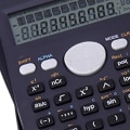 Miniatyrbillede 6 af 8: Videnskabelig lommeregner To linjers display Brøkberegning Automatisk nedlukning 12-bit funktionsberegner til studerende Mørkeblå (Nær sort)