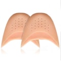 Miniatyrbillede 4 af 5: 6 stk. Silikon Tåbeskyttere Gel Puder til Kvinder Pointe Sko Fodbold Metatarsal Beige