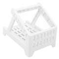 Miniatyrbillede 6 af 8: Stregkodeprinterstativ Spar plads Let og praktisk miniprinterstativ til generelle etiketteringsmaskiner Hjemmekontor Hvid