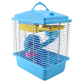 Miniatyrbillede 1 af 5: Kæledyrsbur Hamsterhus med ovenlysvindue Dobbeltlags Hus Blå