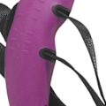 Pikkukuva 3 / 5: 2 kpl Tranining Grip -kahvat Ergonomiset tankoihin Maastanosto Painonnosto - Violetti - Violetti