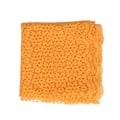 Miniatyrbillede 5 af 8: Blonder stof 10 meter 24 cm bred smuk orange blød behagelig stræk blonder trim til DIY håndværk tøj