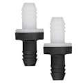 Miniatyrbillede 7 af 8: 2 stk. tilbageslagsventil 3/8in 10mm plast 1-vejs vand ikke-retur til luftkompressor akvariepumpe brændstof gas flydende luft CDAV6