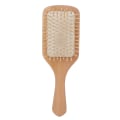 Miniatyrbilde 1 av 8: Trehårbørste Bærbar Hjemmesalong Ergonomisk Massasje Detangling Paddle Brush Hårstylingverktøy