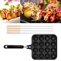 Miniatyrbillede 4 af 8: Non Stick Takoyaki Grill Pan Plate Madlavning Bageform Bakke