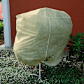 Miniatyrbillede 3 af 5: Plante Frostbeskyttelsesposer - Genanvendeligt Betræk med Snøre, Have Fleece Vinterposer (Grøn, S-60x80cm)
