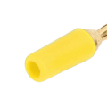 Pikkukuva 3 / 5: 10 KPL J.10007 2,5 mm Messinki Banaaniliitin Kullattu Banaaniliitin Instrumentti Testiliitin Keltainen