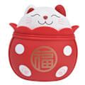 Miniatyrbillede 7 af 8: Elektrisk håndvarmer USB genopladelig dobbeltsidet bærbar Lucky Cat Mini handy varmer til vinterrød