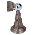 Miniatyrbillede 5 af 8: Magnetisk dørstopper vægmontering zinklegering dørstopper med tilbehør til keramik glas marmor metal træ