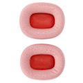 Miniatyrbilde 2 av 8: Utskifting av øreputer for hodetelefoner Myk Memory Foam Protein Skinn Øreputer Øreklokker for Airpod MAX HeadphonePink