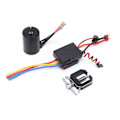 Miniatyrbild 6 av 8: 3650 3900KV Vattentät Borstlös Motor med 60A ESC Motor Drevväxel Avdragare Combo Set för 1/10 1/8 RC Bil