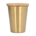 Miniatyrbild 5 av 8: 350 ML Bärbar enlagers mugg i rostfritt stål med lock Stapelbar Kaffeöl Mjölkkopp Guld