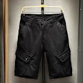 Miniatyrbillede 3 af 5: Lynlås Herre Sommer Shorts med Flere Lommer XL Grå