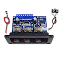 Miniatyrbillede 1 af 5: 2.1 Kanal Bluetooth 5.0 Lydforstærker Board Kit med DC Hun