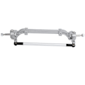 Miniatyrbillede 1 af 8: Ingen Power foraksel styrestangsstang til Tamiya 1/14 Series RC Traktor Truck CarSilver