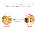 Miniatyrbillede 8 af 8: 3 stk. 5CM 3DBi 2.4/5GHZ Dual Frequency WIFI Antenne Intern Tråd (L SMA Hun)