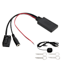 Miniatyrbillede 7 af 8: Trådløs Bluetooth AUX IN-adapter håndfri med mikrofon erstatning til Focus 2004 On‑Wards 6000CD