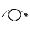 Miniatyrbilde 4 av 5: DB9 9-pin VGA hunnkabel, DB9 hunn til 3,5 mm (1/8 tomme) stereo hann seriell datakabel - 1,8 meter - B13