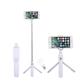 Miniatyrbilde 1 av 5: Hvit Bluetooth Selfie-Stang, 3-i-1 Mini Tripod Teleskopisk Smartphone Monopod Med Fjernkontroll Aluminium Legering For Iphone 13 12 11 Pro Max/xs/xr/x/