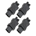 Miniatyrbild 7 av 8: IEC320 C8 till IEC320 C5 Converter 10A 250V 2.5A 250V Power Adapter för Laptop Power UPS Server 4st