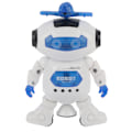 Miniatyrbillede 1 af 8: 360° Roterbar Belysning Dansende Humanoid Robot Legetøj Kid Børn Legefuld gave