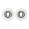 Miniatyrbillede 3 af 8: 30mm diameter Elite drivhus dørhjul udskiftningssæt