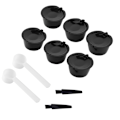 Miniatyrbild 4 av 8: 2 set pods Återanvändbara påfyllningsbara filterkoppar Passar till Nestle DOLCE GUSTO kaffemaskiner