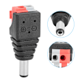 Pikkukuva 4 / 8: 20 kpl 5,5x2,1 mm urospistoke painesovitin DC power