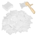 Miniatyrbilde 6 av 8: 120 stk korssting viklebrett håndsveivet garnvikling DIY sytilbehør