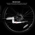Miniatyrbild 8 av 8: Vitt cykelstöd i aluminiumlegering för 20\" 24\" 26\" (vitt)