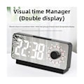 Miniatyrbild 2 av 5: Nedräkningslarmklocka Dubbel Display Visuell Manager Larmklocka Omgivningstemperaturdetektering Vred De
