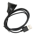 Miniatyrbillede 3 af 8: Udskiftningsoplader til TomTom Watch USB-opladerkabel til TomTom Runner2 til TomTom Adventurer 3,3 fod sort