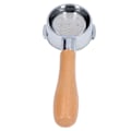 Pikkukuva 7 / 8: Pohjaton Portafilter Ultrafine Filtration Professional -portasuodattimen pidike ruostumattomasta teräksestä valmistetulla kahvalla Expobar58 Beech A:lle