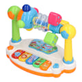 Miniatyrbillede 5 af 8: Tidlig læring og læring klaver over 3 år gamle børn oplysning roterende puslespil musik klaver farve boks