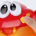Miniatyrbillede 5 af 5: Badeboblemaskine Krabbe Automatisk Bobleblæser Maskine Batteridrevet Krabbe Baby Badelegetøj Krabbe Zekai