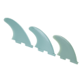 Miniatyrbilde 2 av 8: 3 stk. Surfebrettfinner PVC Surfing Thruster Fin Set for Longboard Paddleboard Haletilbehør