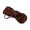 Miniatyrbillede 2 af 8: Fløjlsreb Dobbeltsidet Funklende Nylon til DIY Halskæde og Armbånd 5 Meter (Brun)