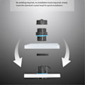 Miniatyrbillede 3 af 5: 2 stk. RJ45 panelmonteringskobling til CAT6/CAT5E/CAT5