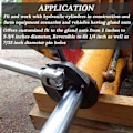 Miniatyrbillede 4 af 5: Justerbar hydraulisk cylinder møtrik nøgle reparation værktøj spændnøgle 7463